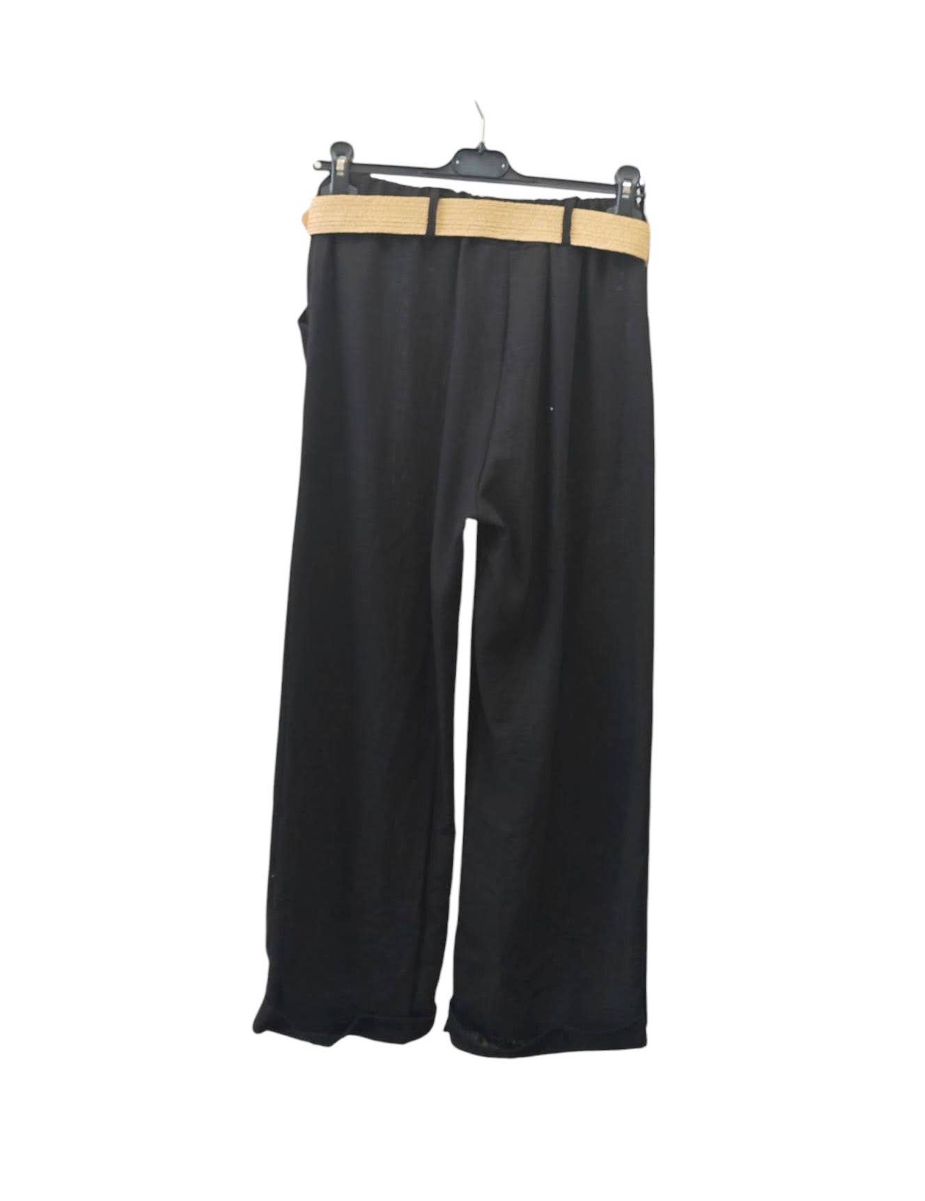 Superbia - Italian One Size Light Weight Linen Trousers +Belt