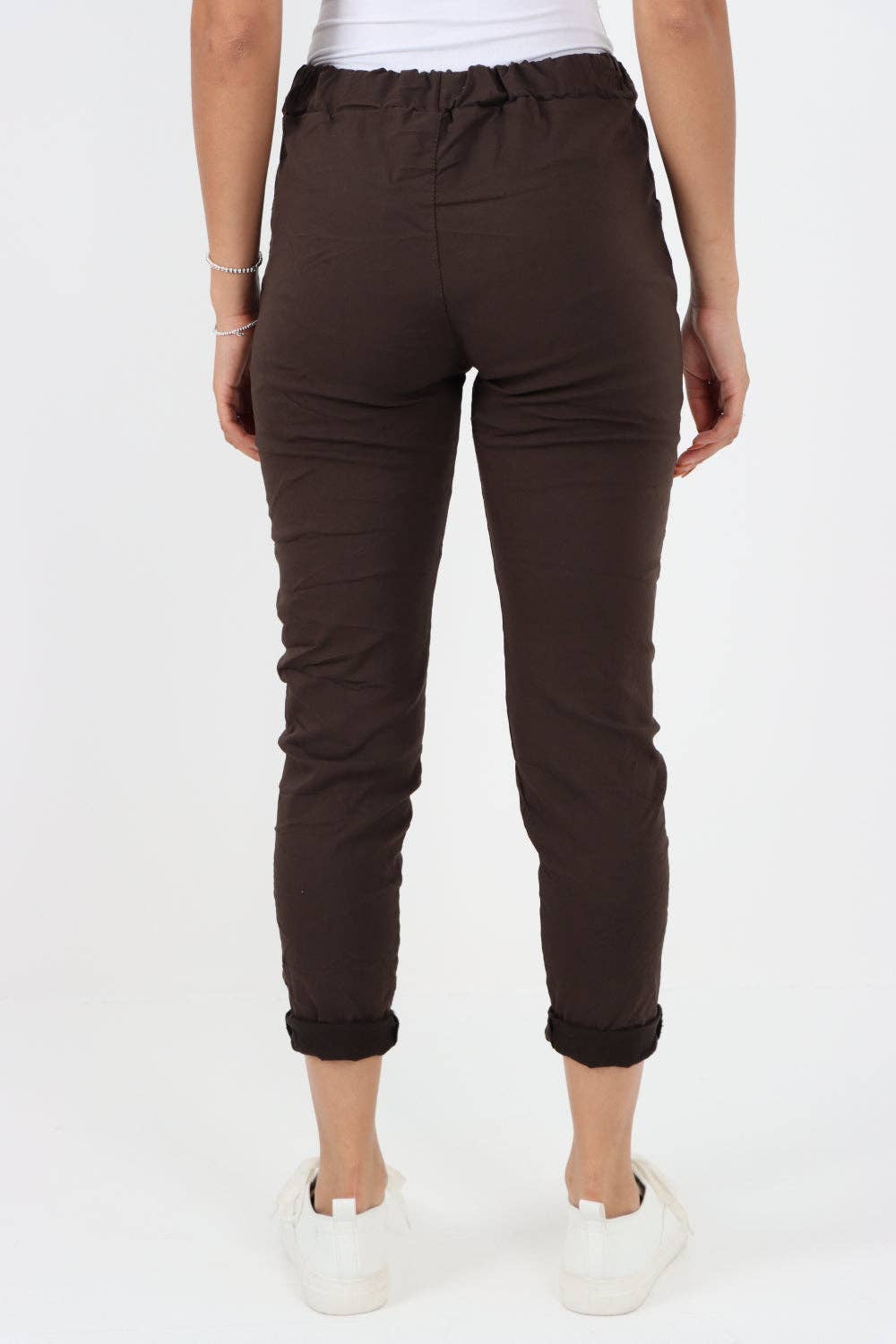 Miss Bold - Womens Plain Magic Pants Italian Multi Colours