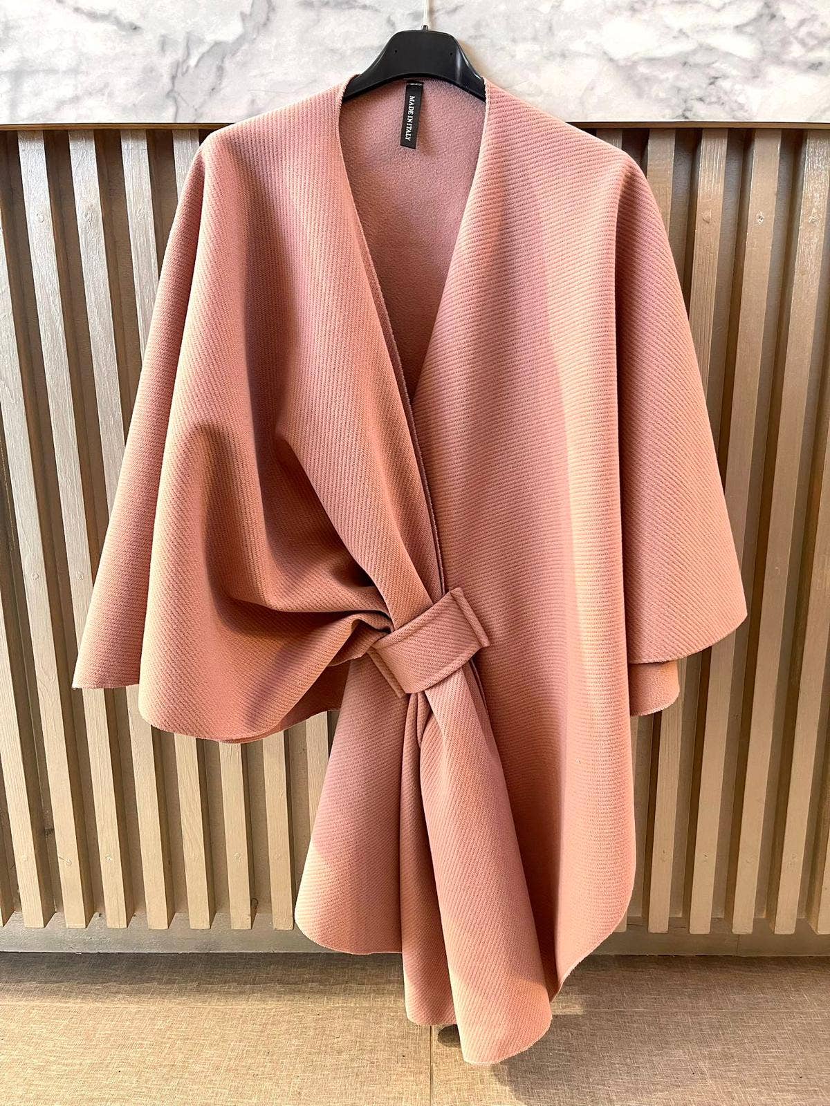 Kurt Muller - Knot Wrap Cape Poncho Knit