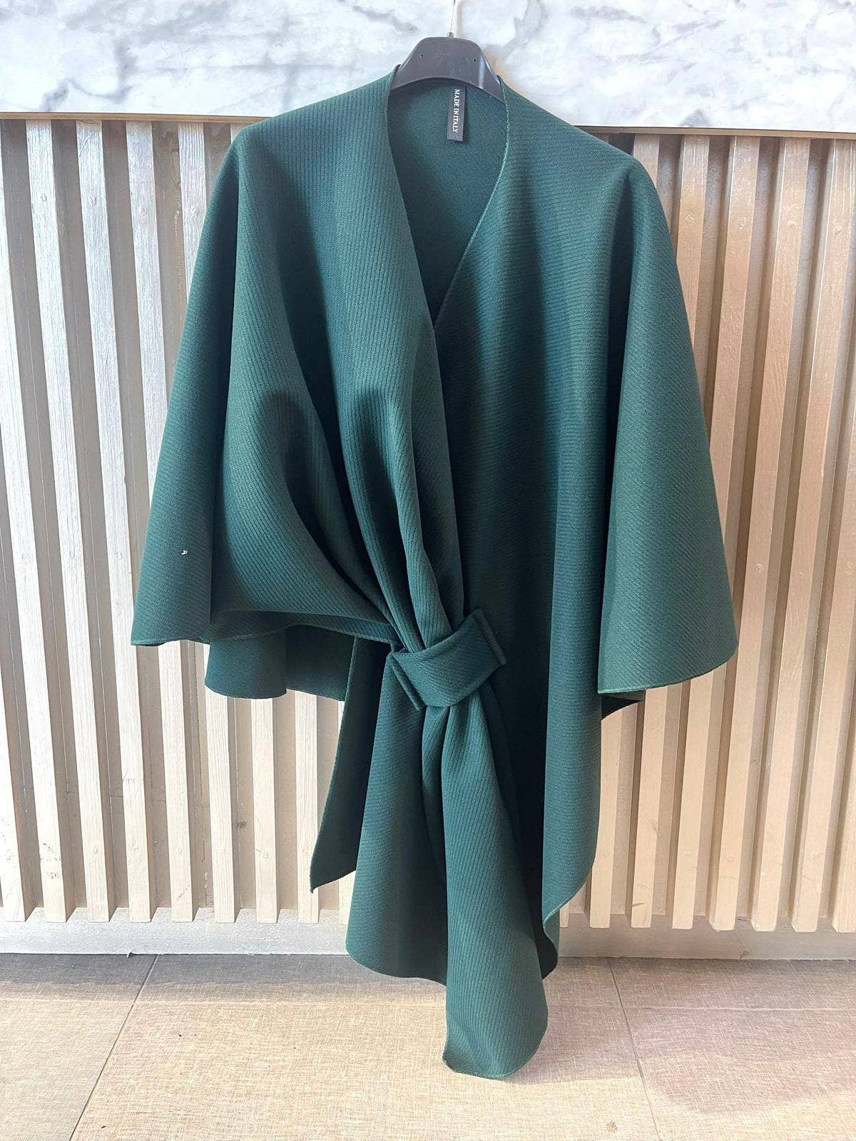 Kurt Muller - Knot Wrap Cape Poncho Knit