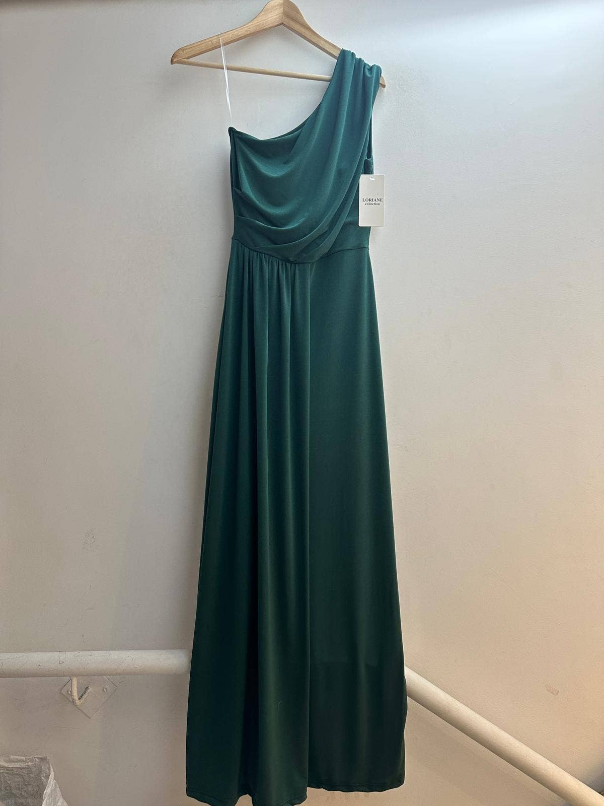 LORIANE - 6223 - Long plain, sleeveless dress
