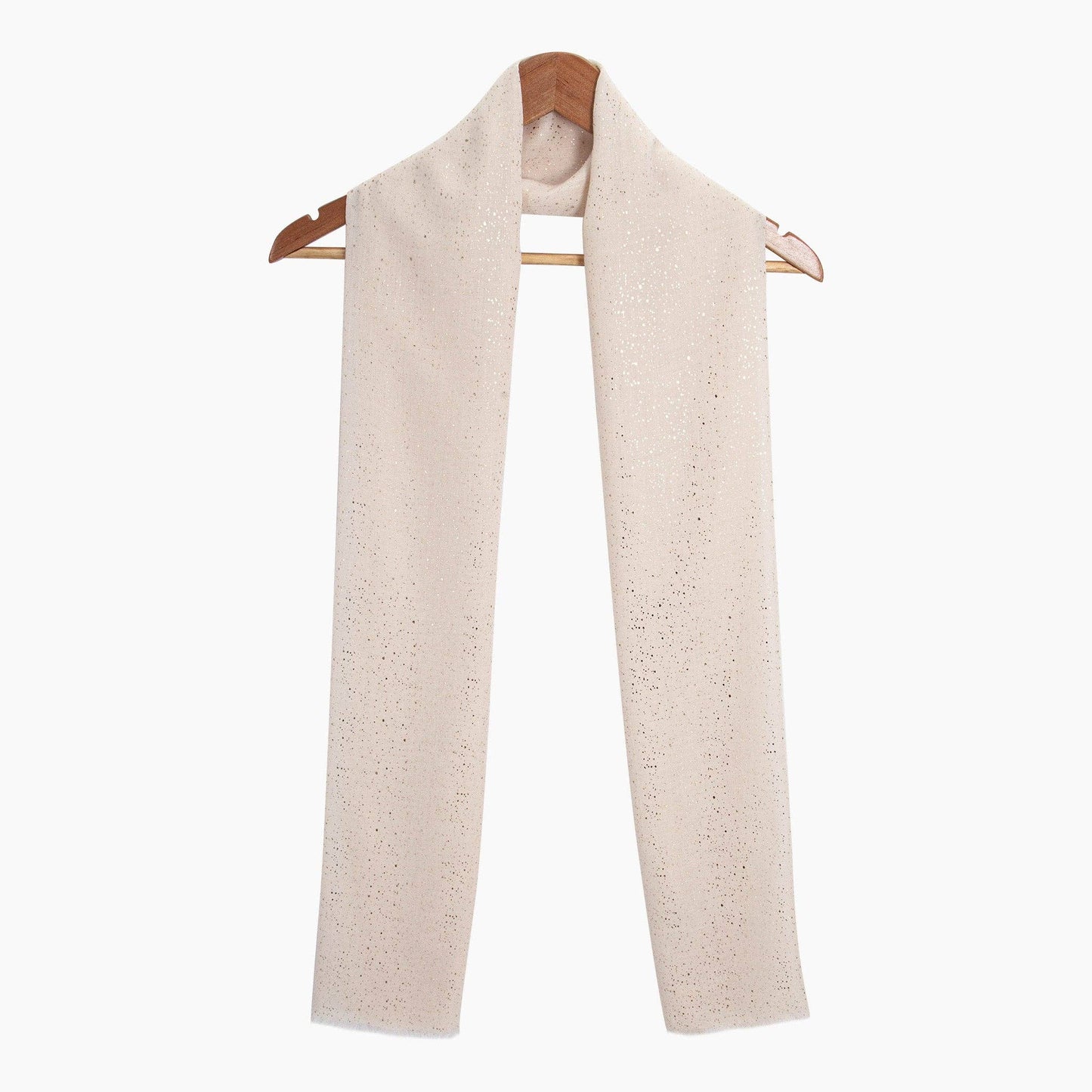 Sarta Accessories - Marisol Lightweight Scarf - Cream, Glitter