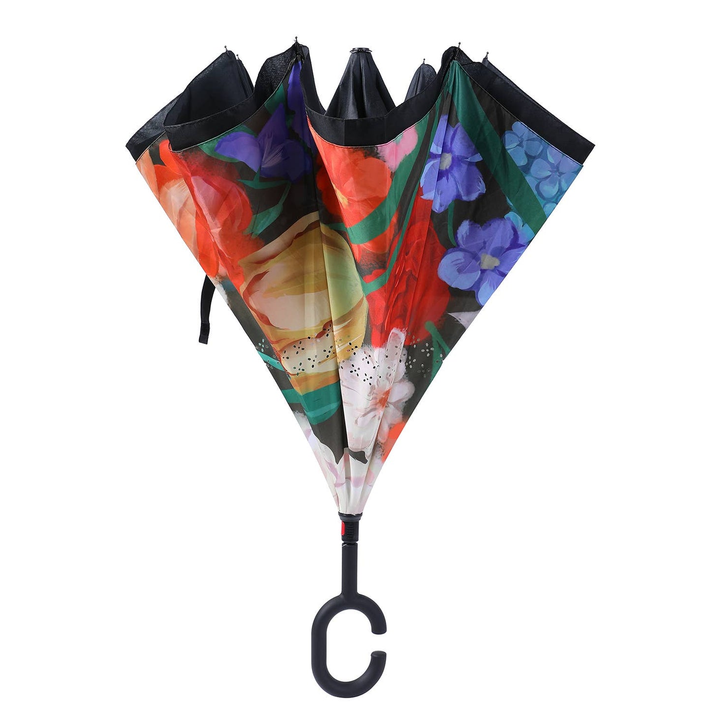 PEACH ACCESSORIES - Floral Symphony Reversable Umbrella F916