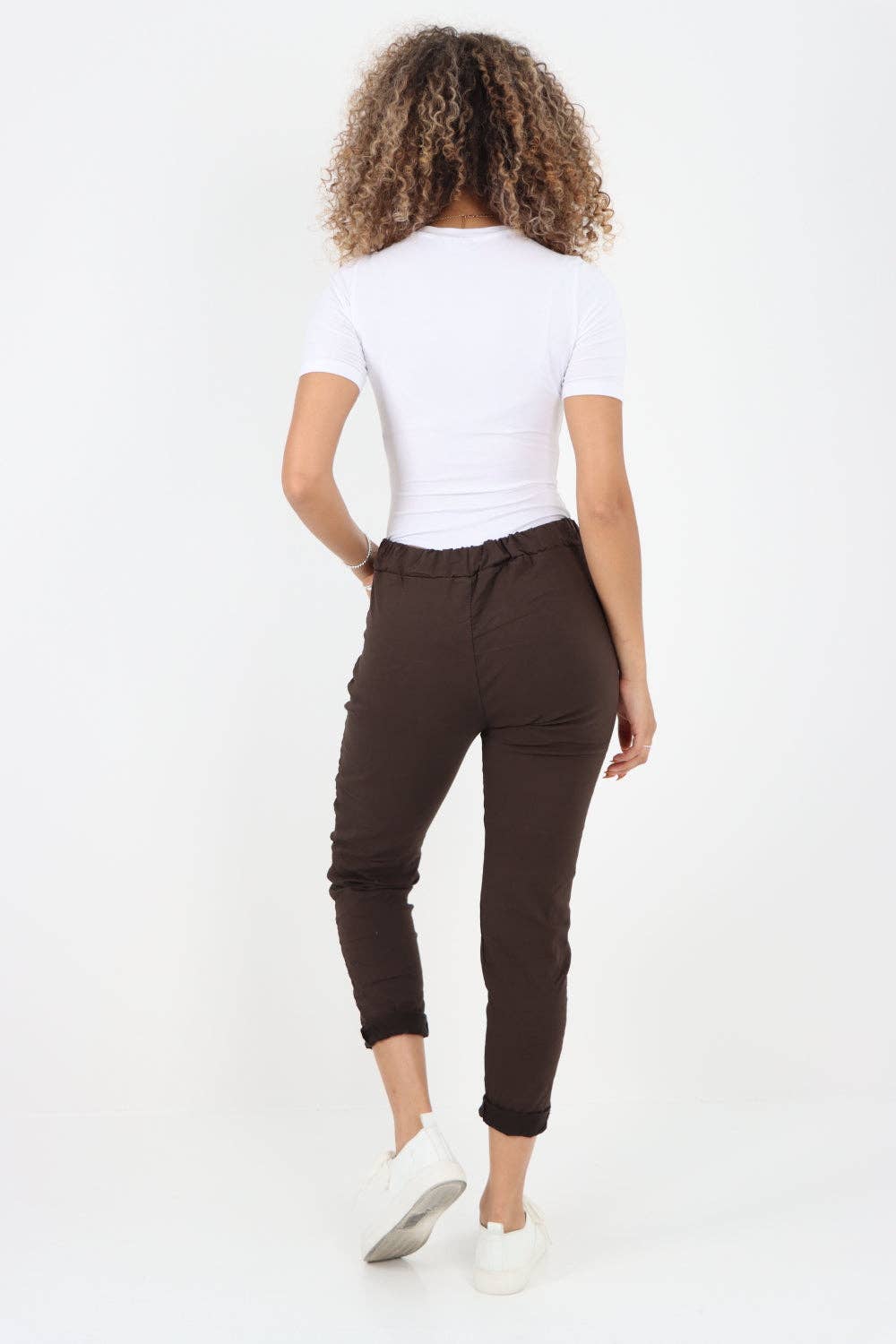 Miss Bold - Womens Plain Magic Pants Italian Multi Colours