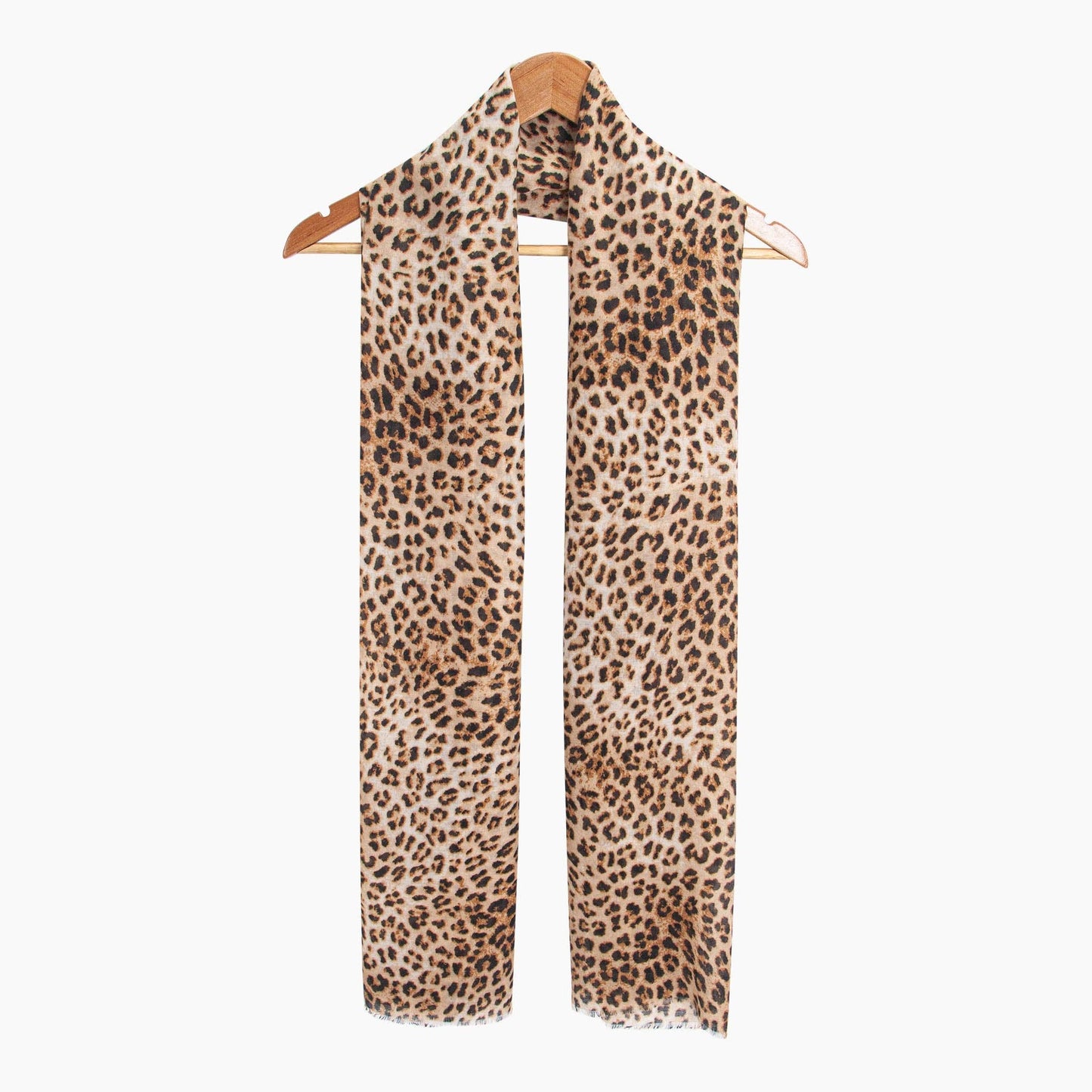 Sarta Accessories - Odessa Lightweight Scarf - Neutral, Leopard