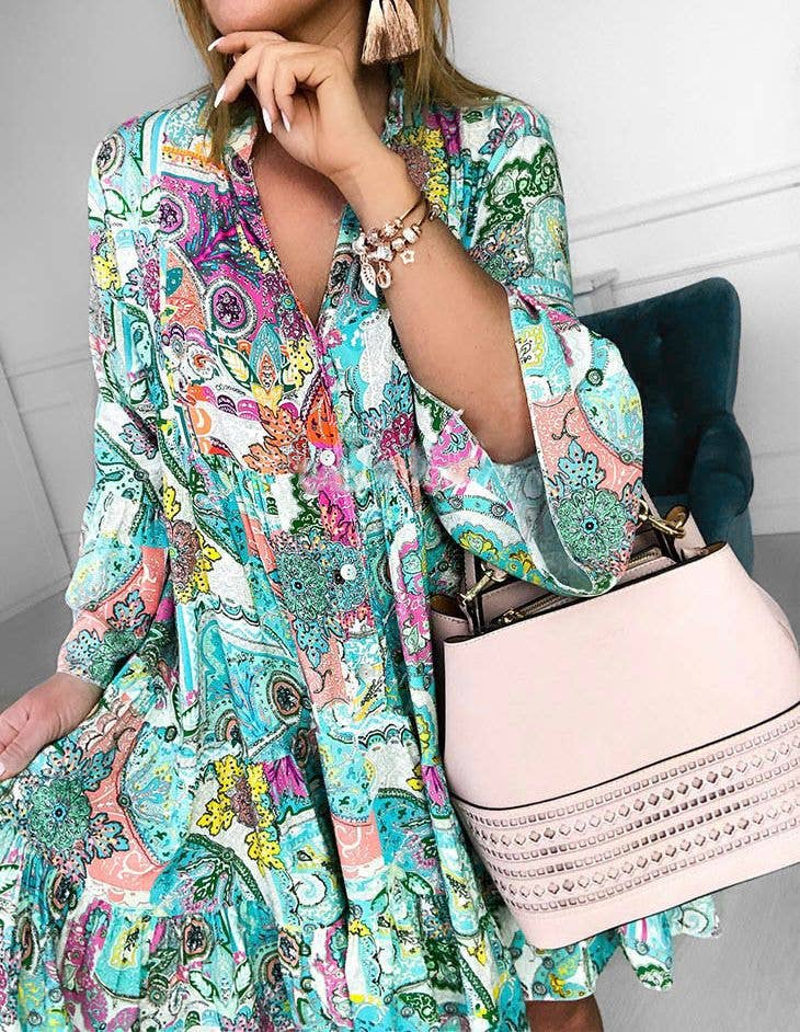 Kurt Muller - Zoe Smock Tunic Dress