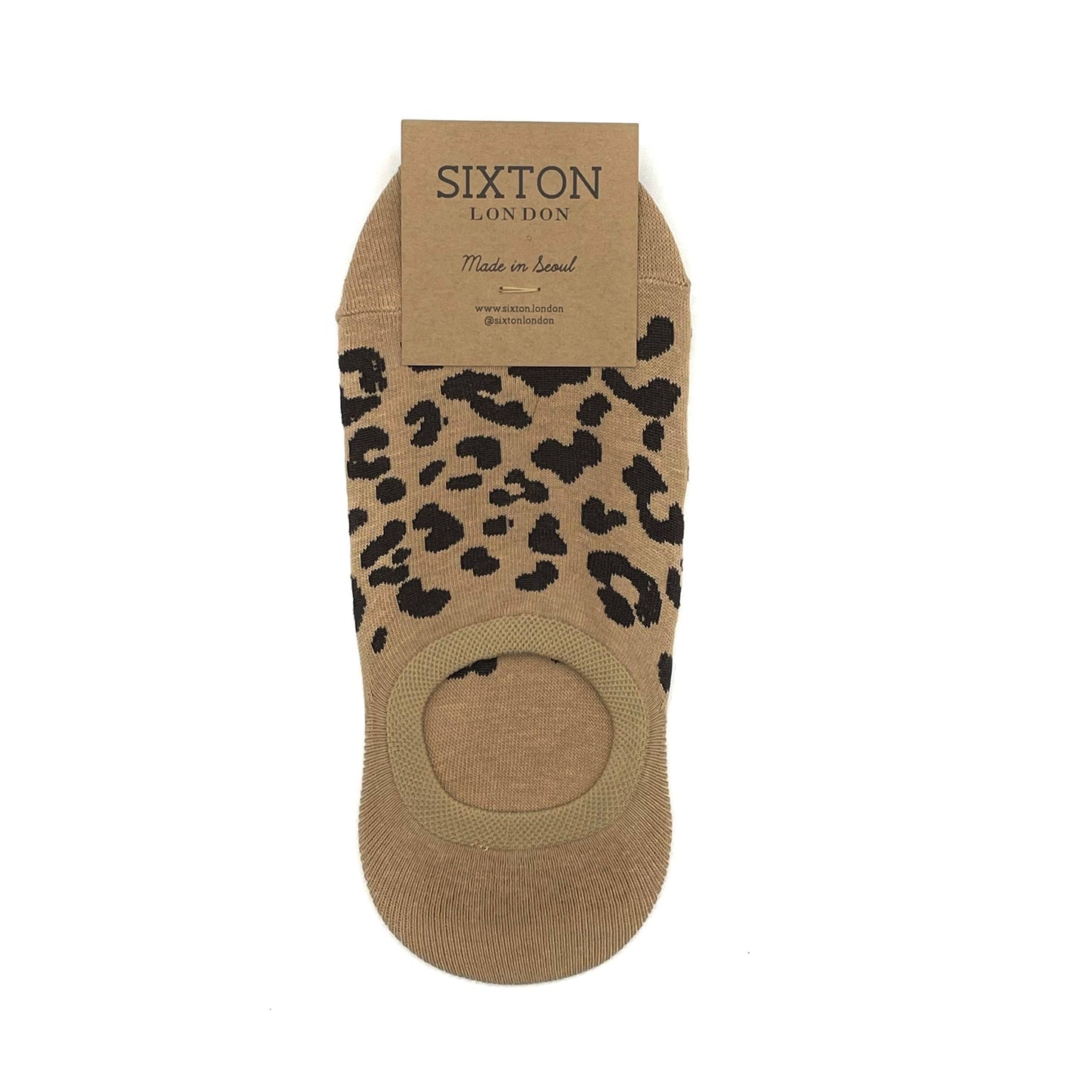 Sixton London - Leopard trainer single socks