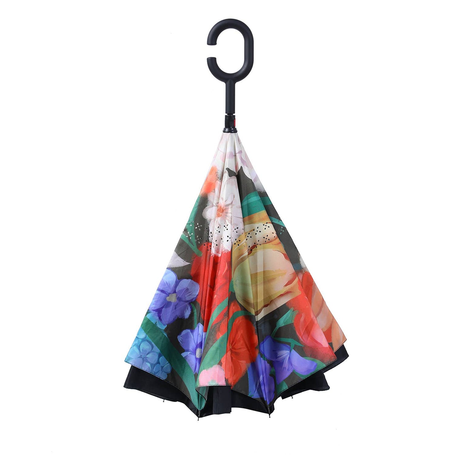 PEACH ACCESSORIES - Floral Symphony Reversable Umbrella F916