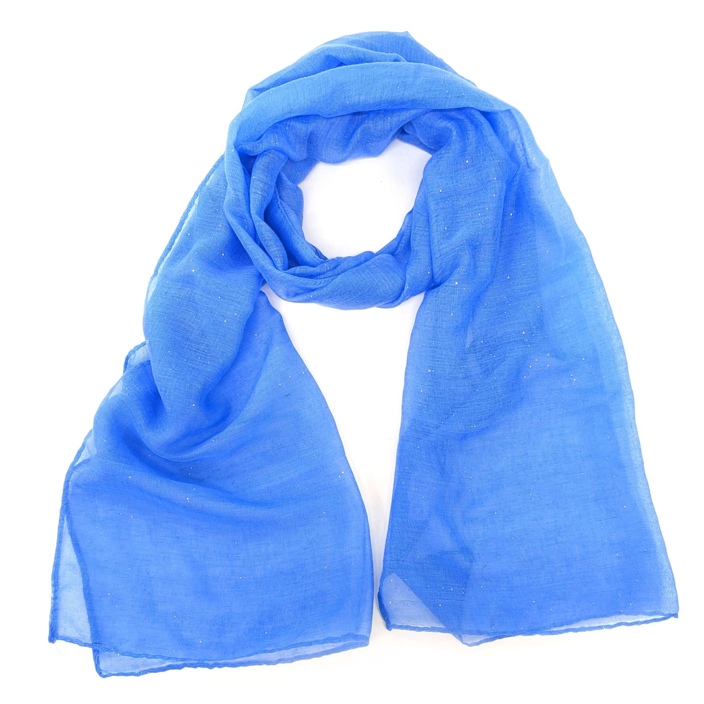 Viano - Sparkle Scarf - Royal Blue (50x180cm)