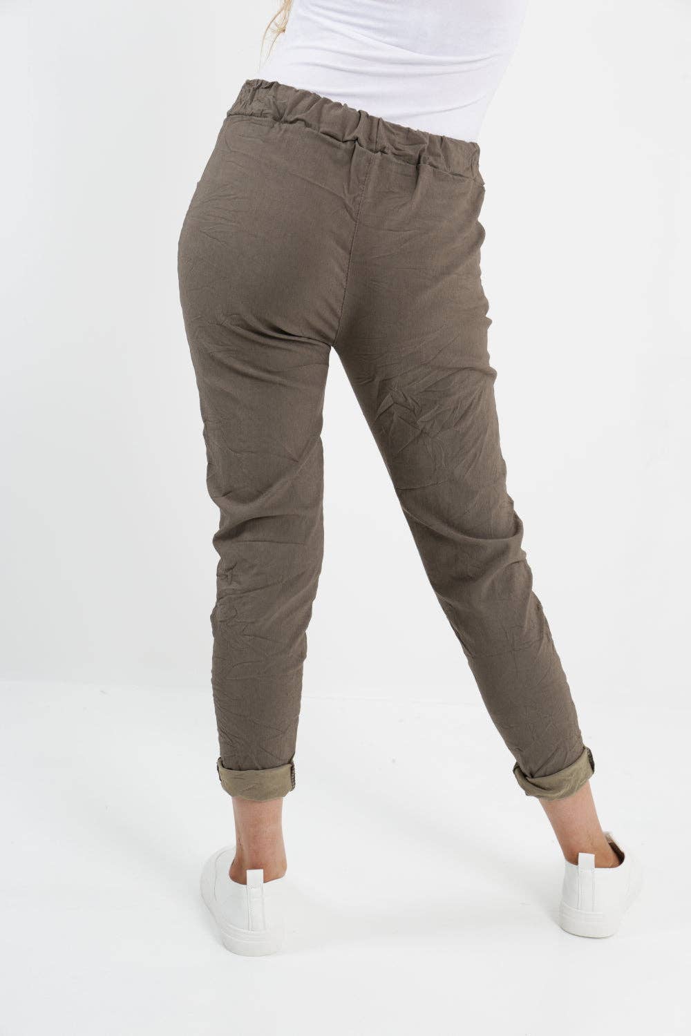 Miss Bold - Womens Plain Magic Pants Italian Multi Colours