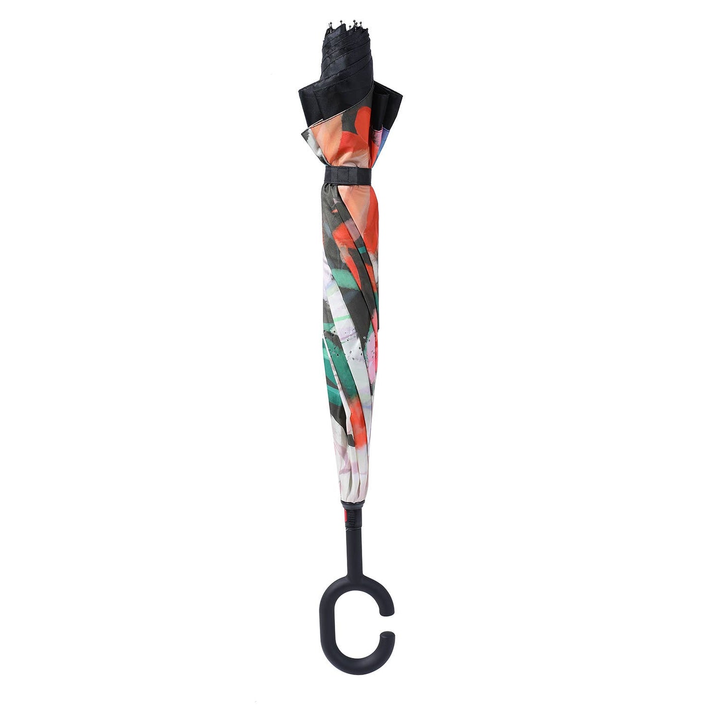 PEACH ACCESSORIES - Floral Symphony Reversable Umbrella F916