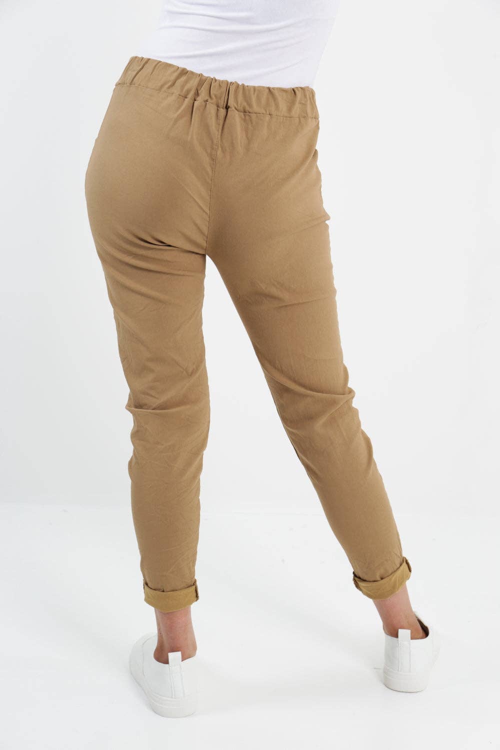 Miss Bold - Womens Plain Magic Pants Italian Multi Colours