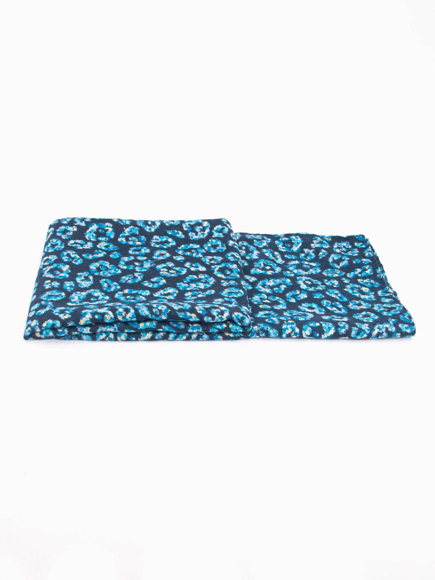 Sarta Accessories - Kim Lightweight Scarf - Blue, Animal Foil