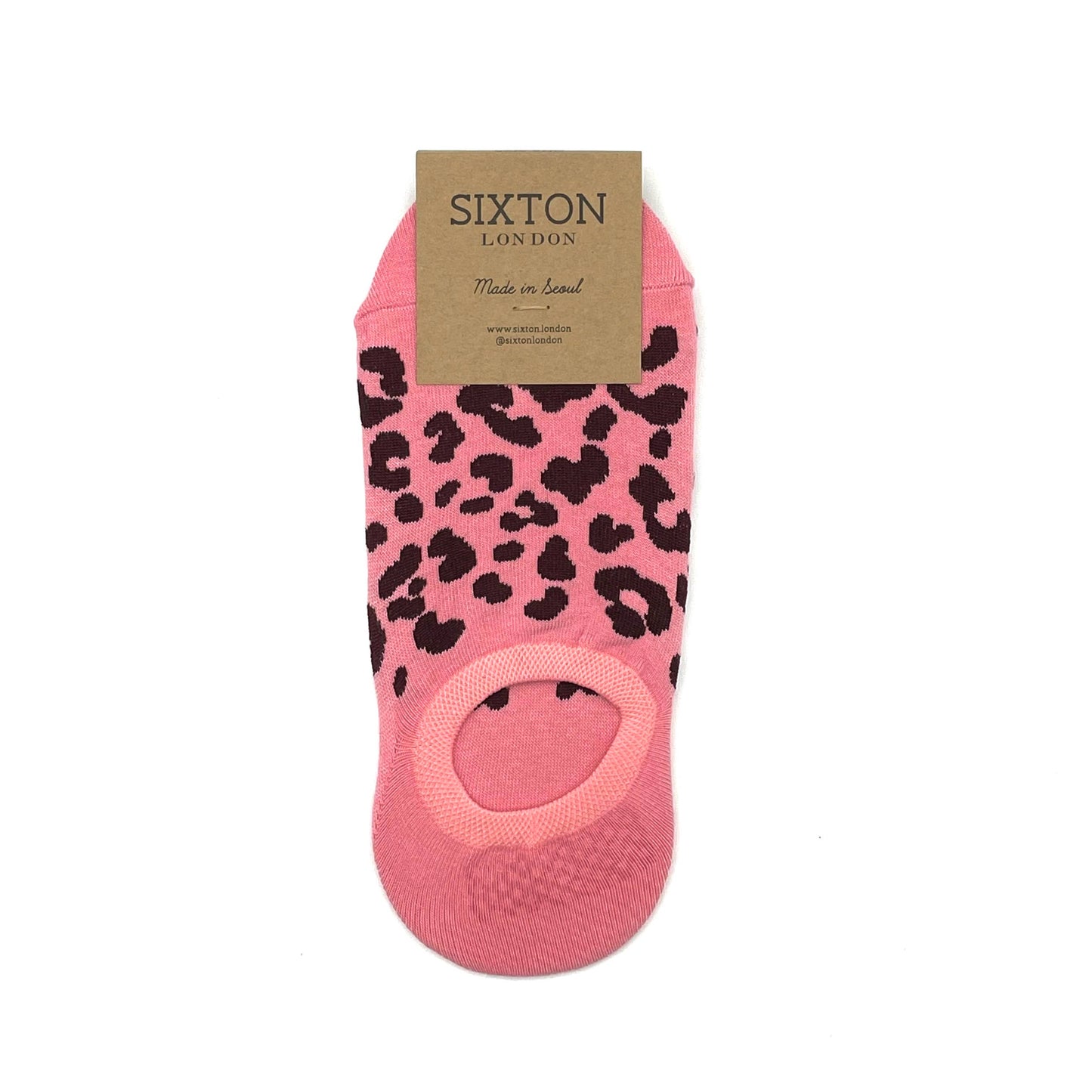 Sixton London - Leopard trainer single socks