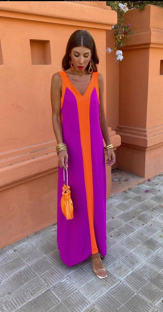 LORIANE - 6269 Long strap dresses