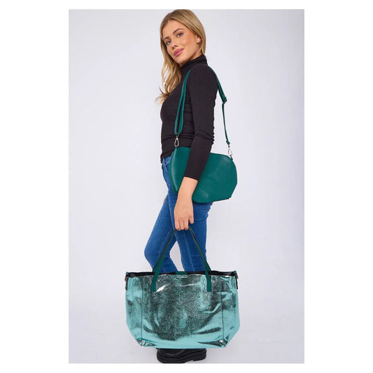 Superbia - Superbia  Shining Tote 2 in 1 Bag in Bag Travel Bag-9335