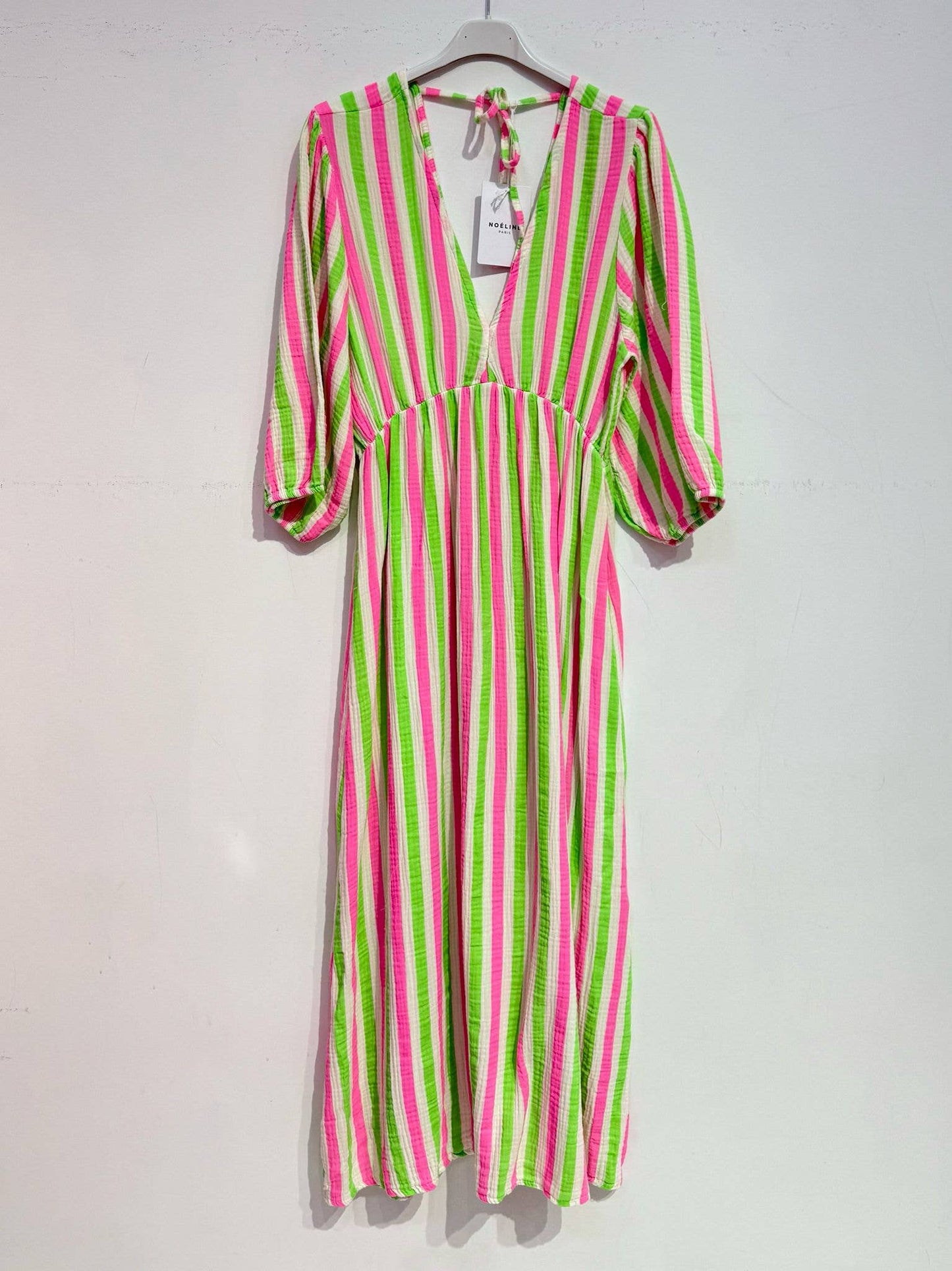 NOELINE - Cotton gauze dress 2394-02