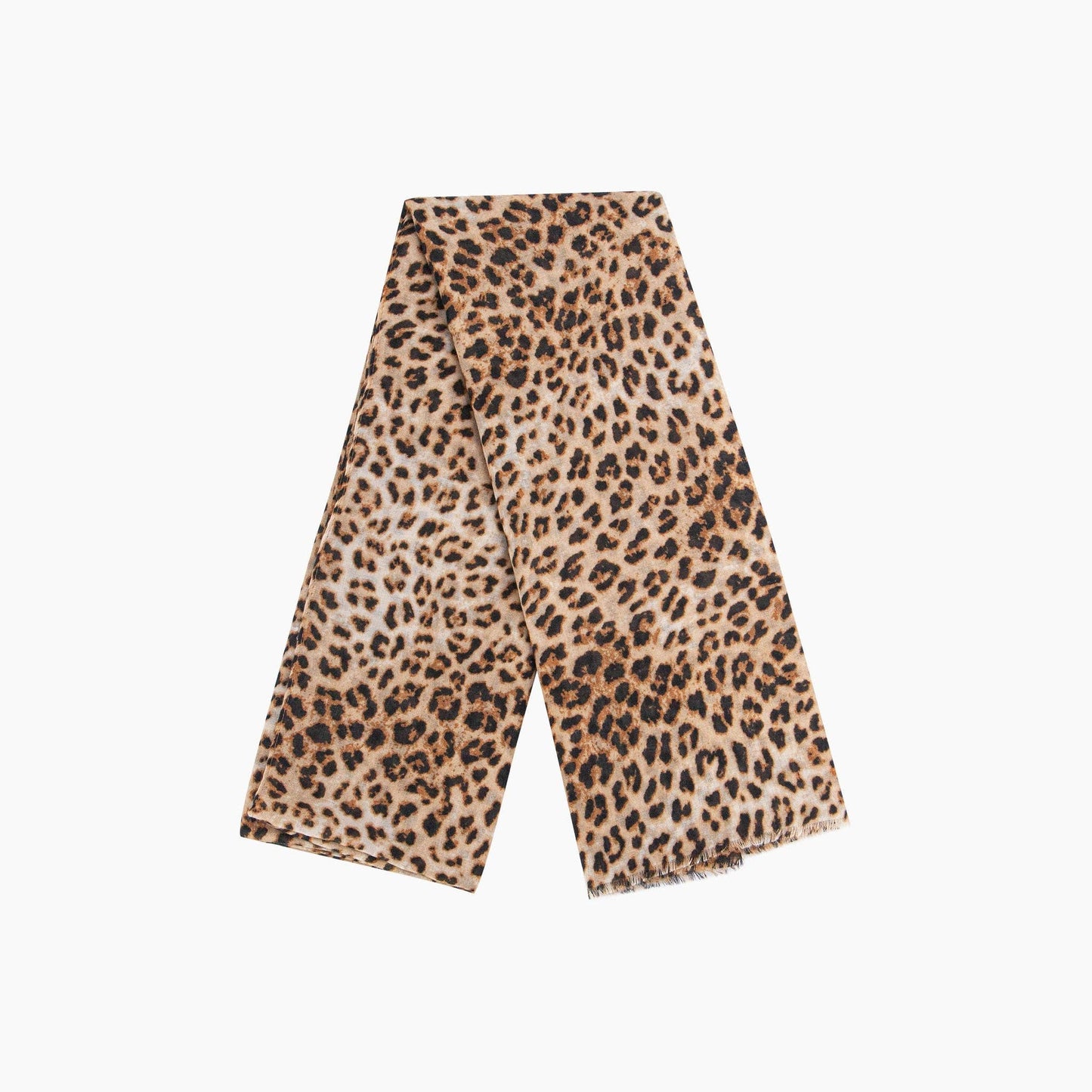 Sarta Accessories - Odessa Lightweight Scarf - Neutral, Leopard