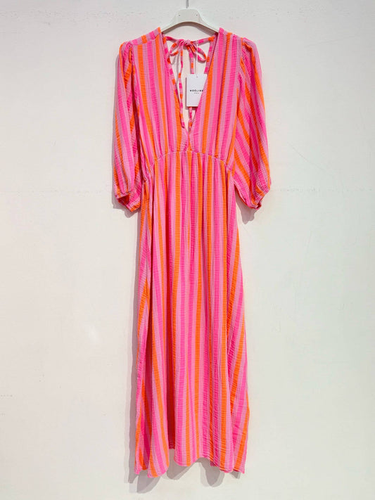 NOELINE - Cotton gauze dress 2394-02