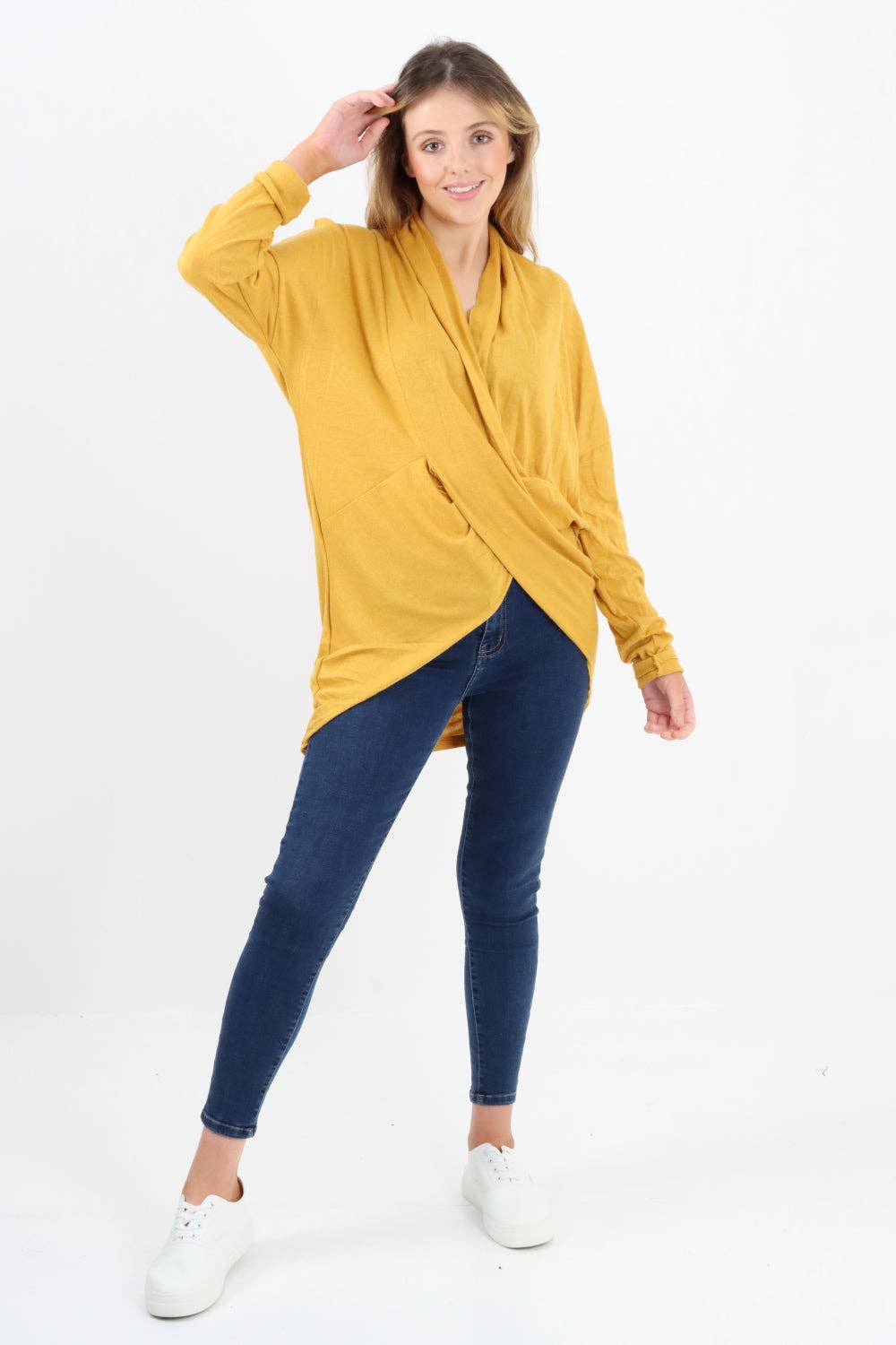 Miss Bold - Italian Soft Knit Wrap Top