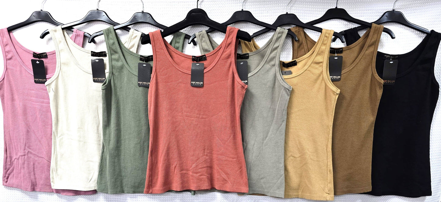 Kurt Muller - Cotton Ribbed Vest