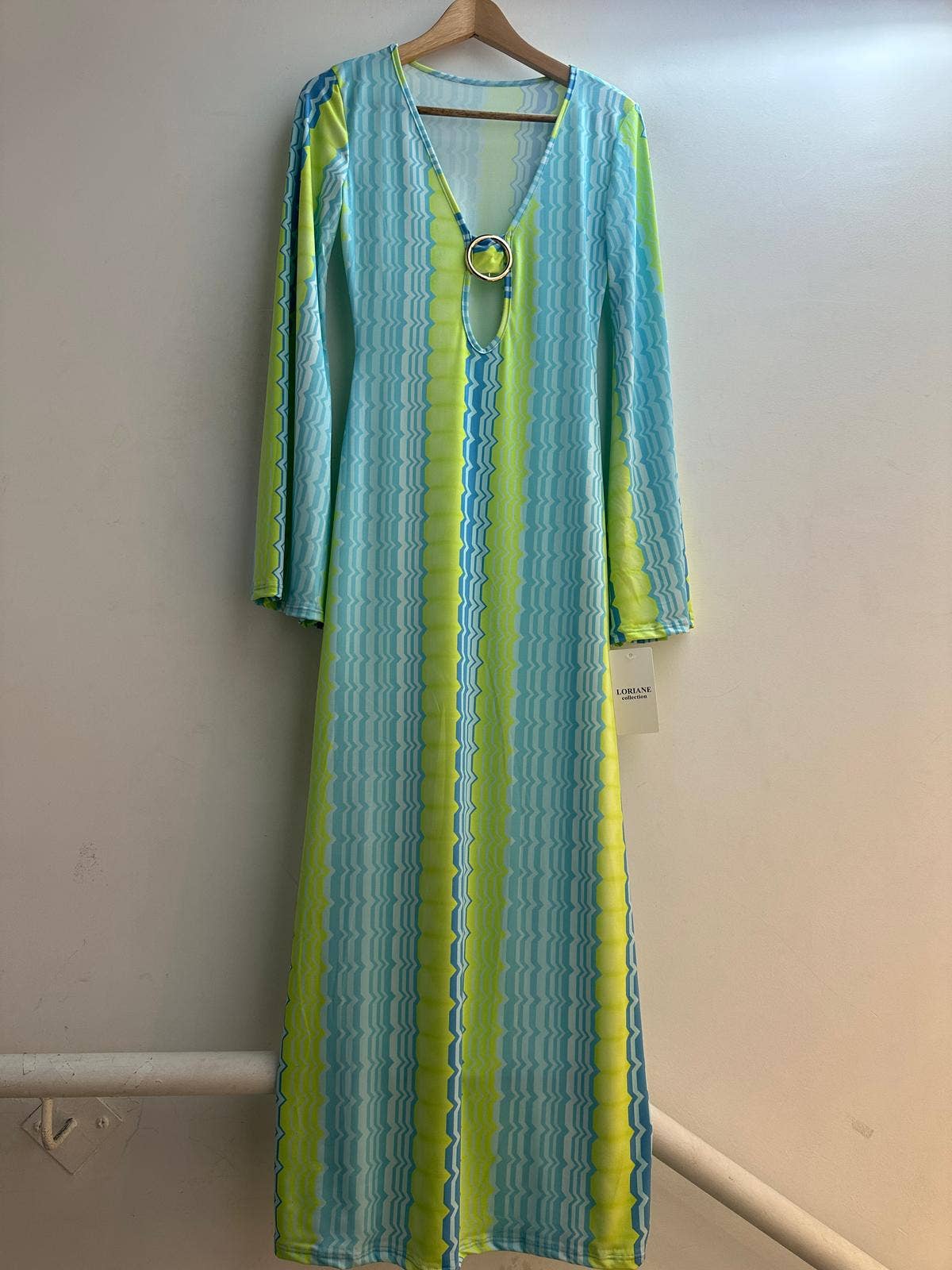 LORIANE - 6758 Printed long dress