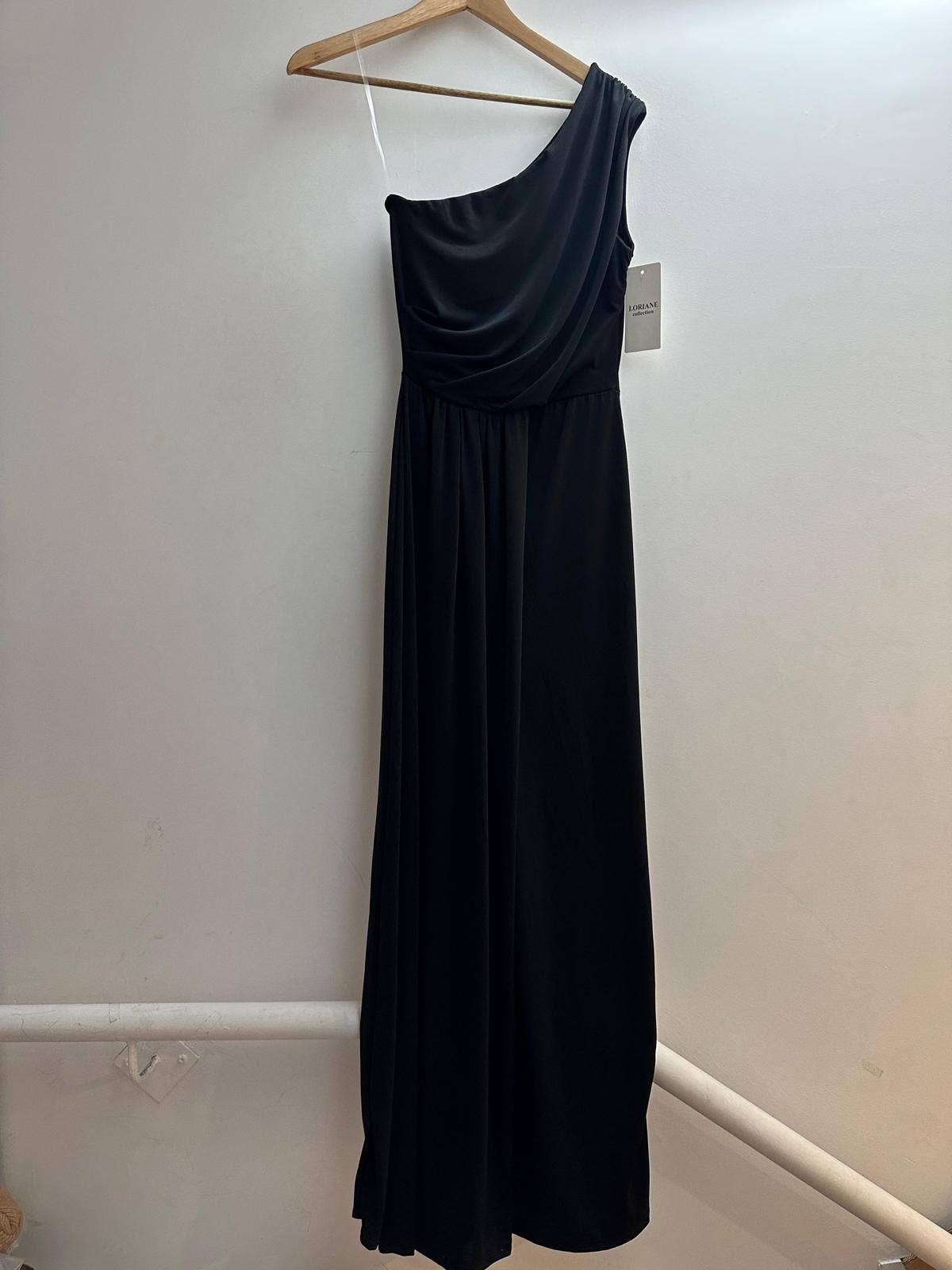 LORIANE - 6223 - Long plain, sleeveless dress