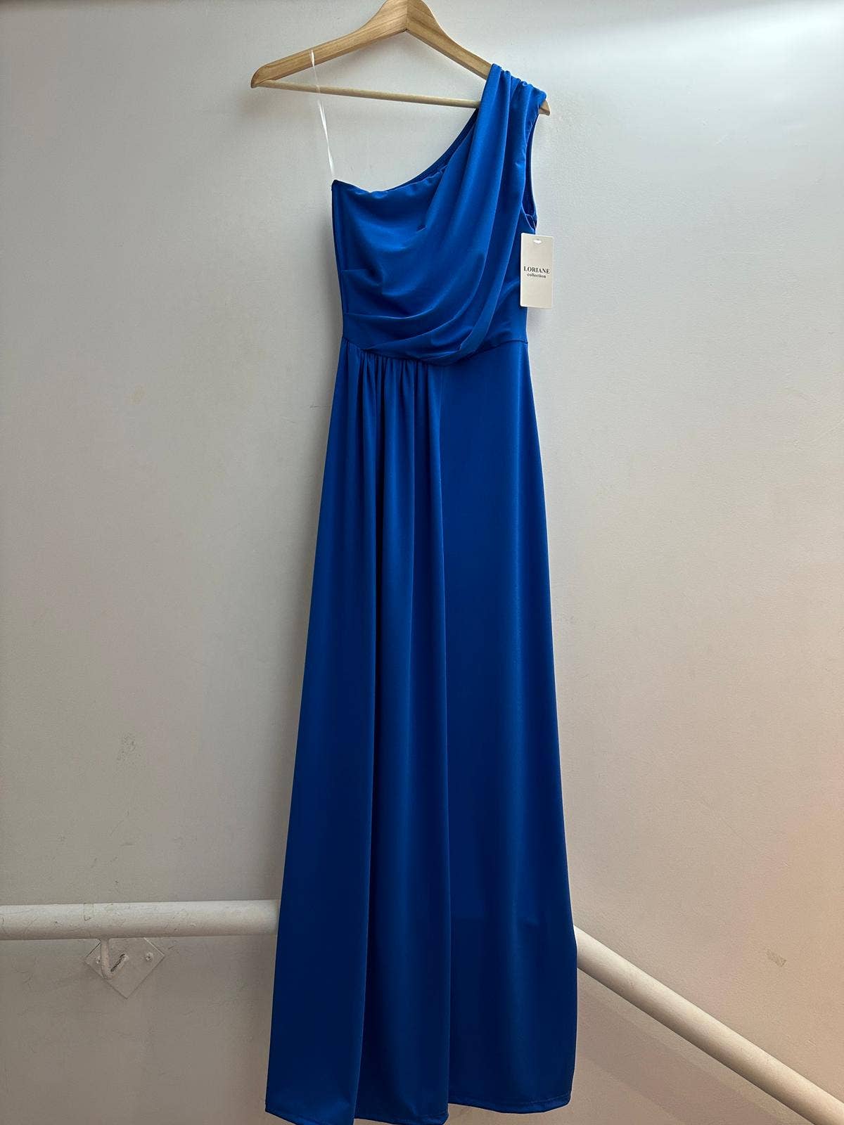 LORIANE - 6223 - Long plain, sleeveless dress