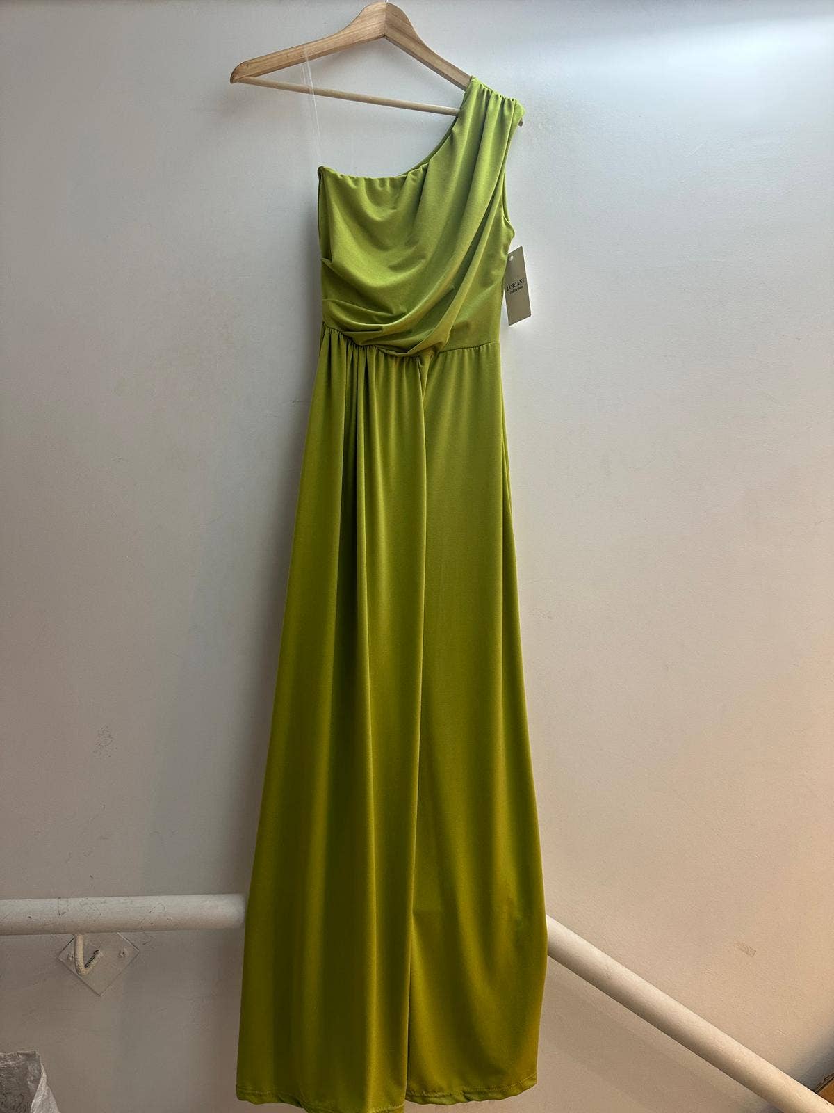 LORIANE - 6223 - Long plain, sleeveless dress