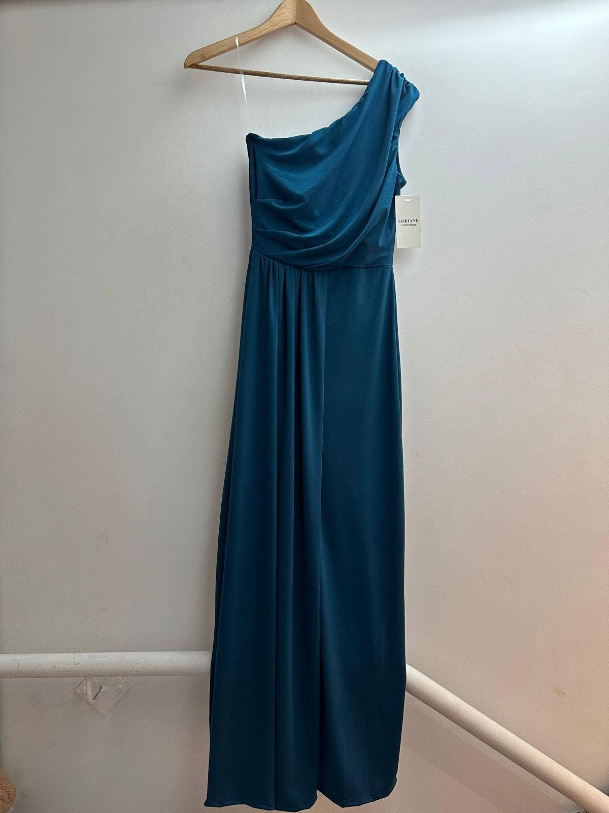 LORIANE - 6223 - Long plain, sleeveless dress