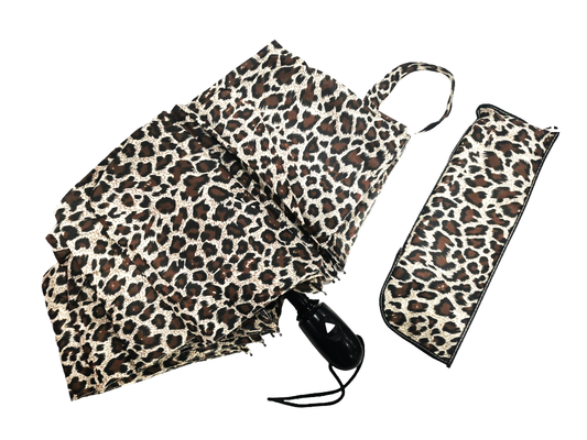 Superbia - Small Semi- Automatic Opening Animal Print Umbrella -55B
