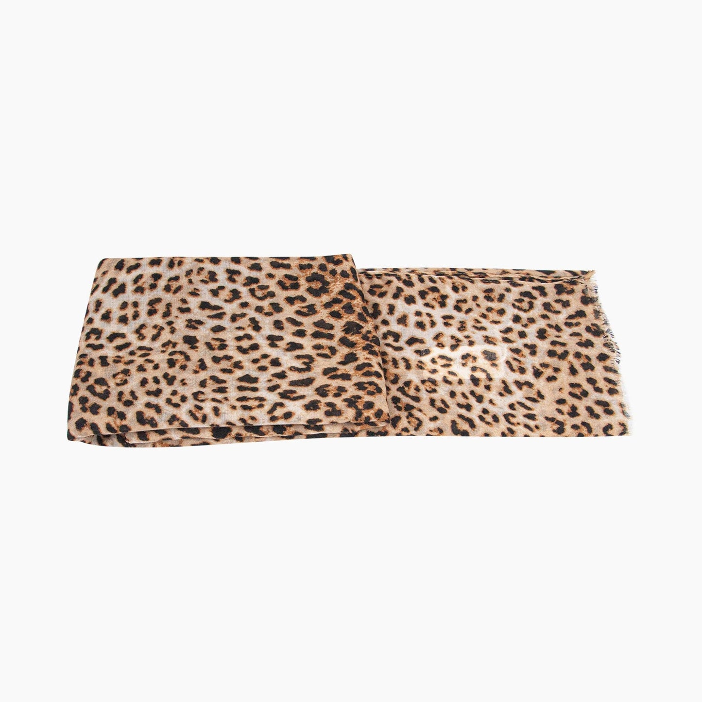 Sarta Accessories - Odessa Lightweight Scarf - Neutral, Leopard
