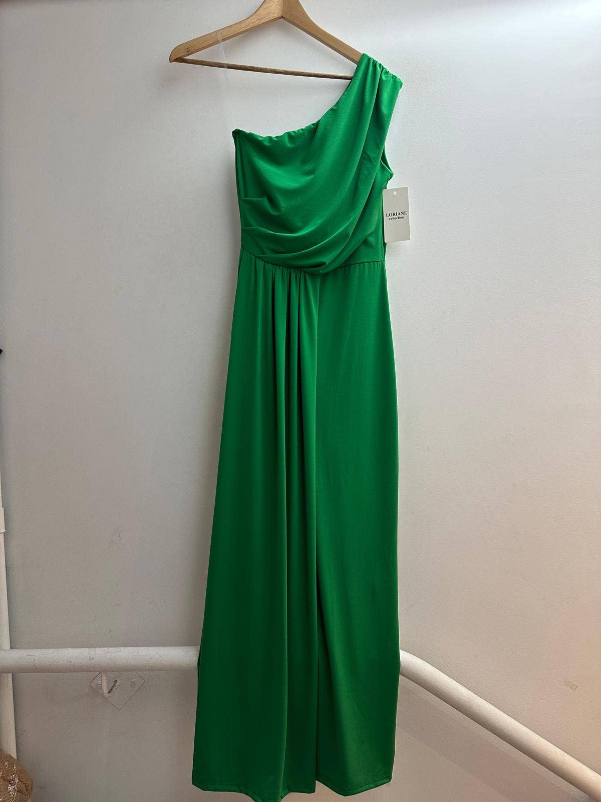 LORIANE - 6223 - Long plain, sleeveless dress